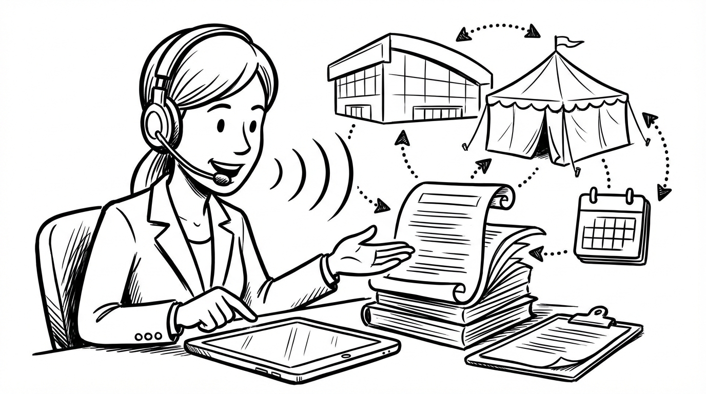 Event Planners: Write Vendor Emails and Run-of-Show Notes Faster by Voice cover image