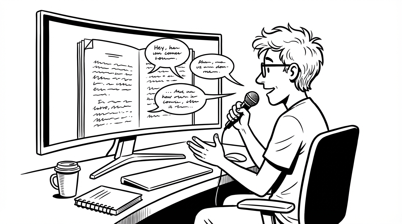 How Authors Use Voice Dictation to Write Books Faster cover image