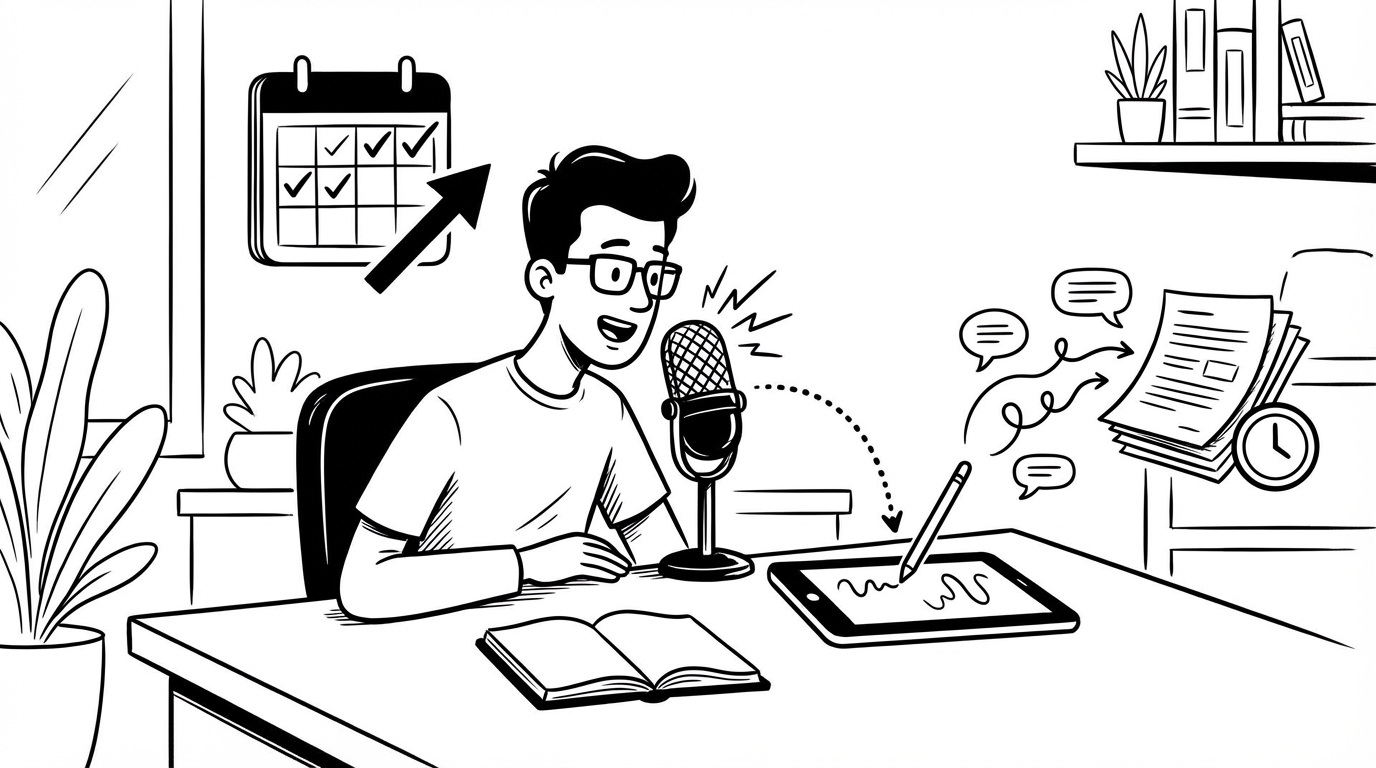 How to Use Voice Transcription for Daily Writing (And Actually Stick With It) cover image