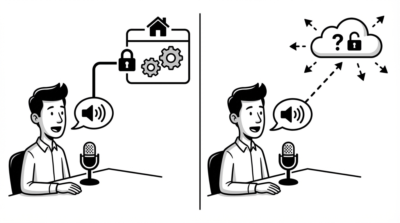 Local vs Cloud Voice Dictation: What's the Difference and Which Is More Private? cover image