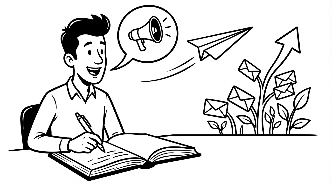 Newsletter Writing With Voice: Speak, Send, Grow cover image