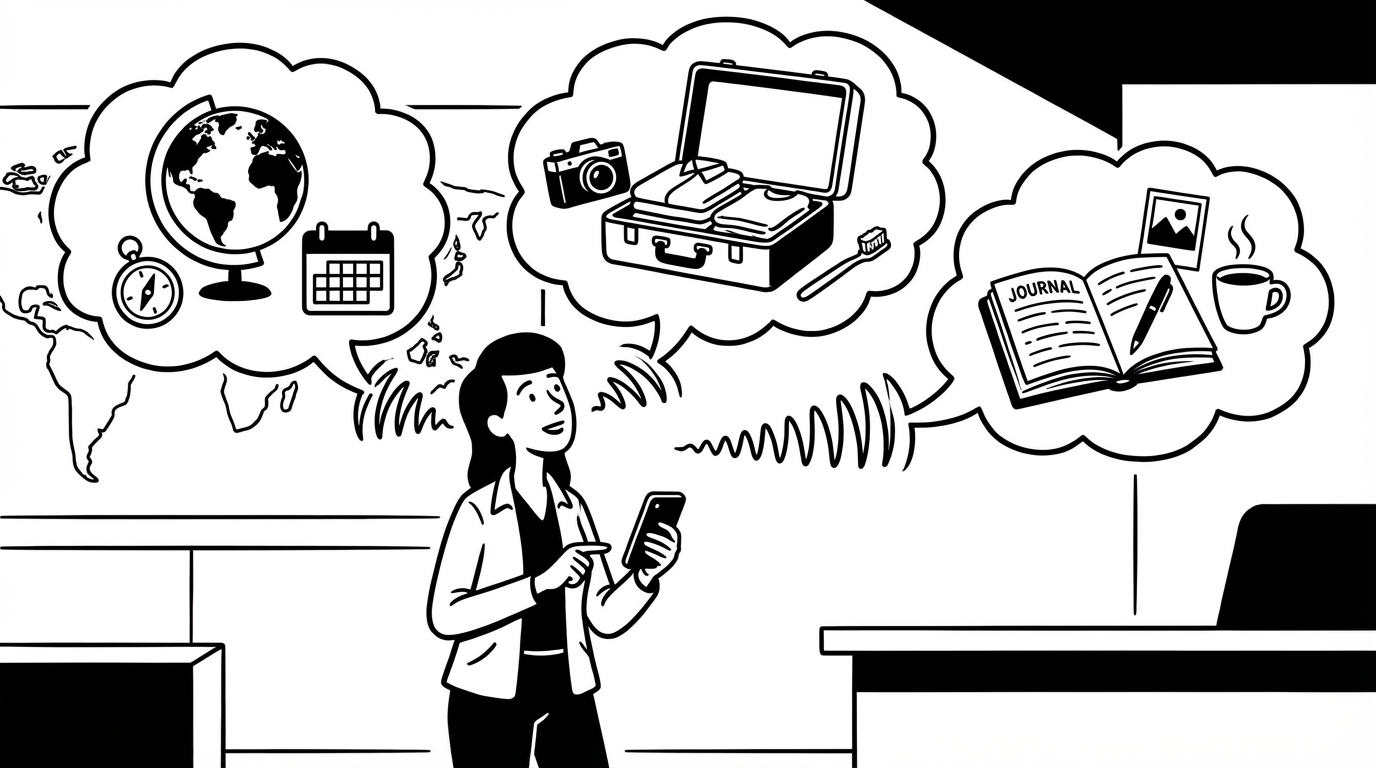 Plan Trips, Build Packing Lists, and Journal Travel — All by Voice cover image