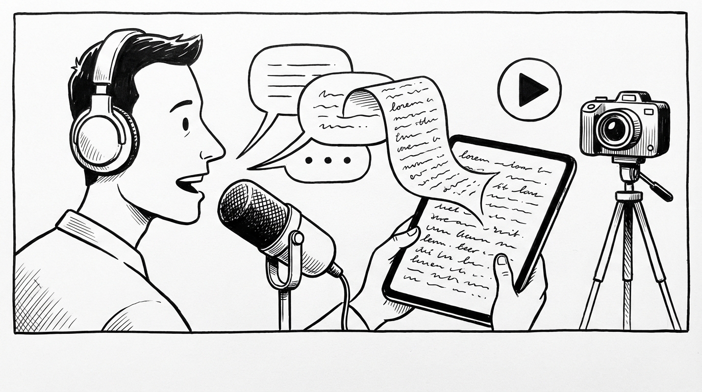 Scripting YouTube Videos With Voice Dictation cover image