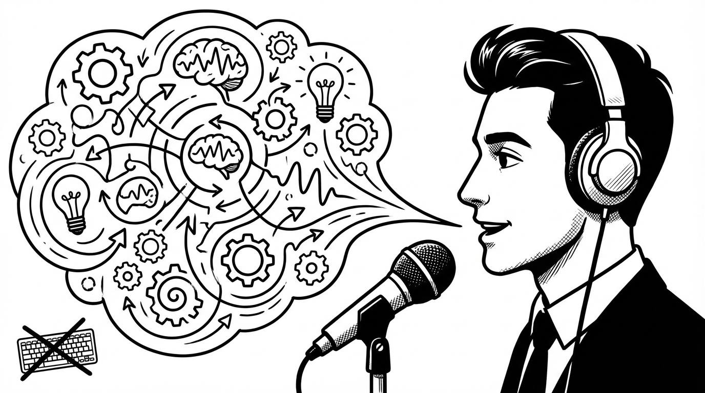 Voice Dictation Is a Thinking Tool, Not Just a Typing Replacement cover image