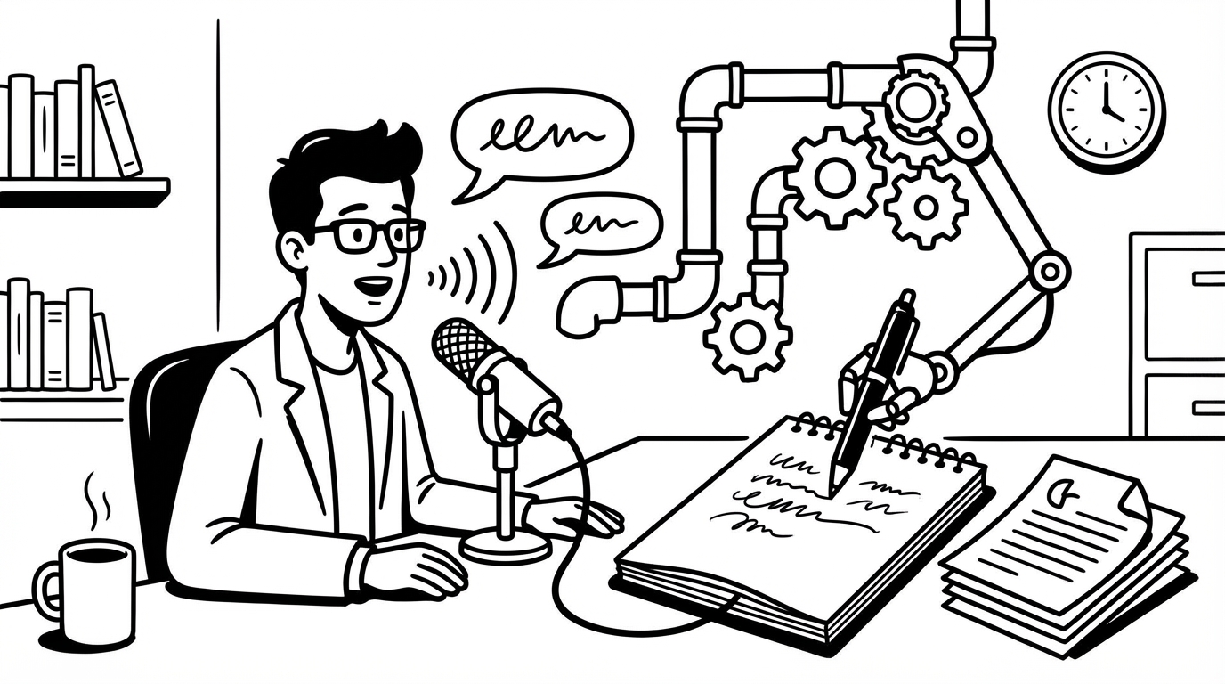 Voice to First Draft: A Workflow for Nonfiction Writers cover image