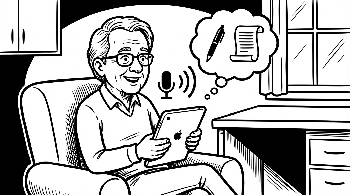 Voice Typing for Older Adults: Write Emails and Messages Without the Frustration cover image