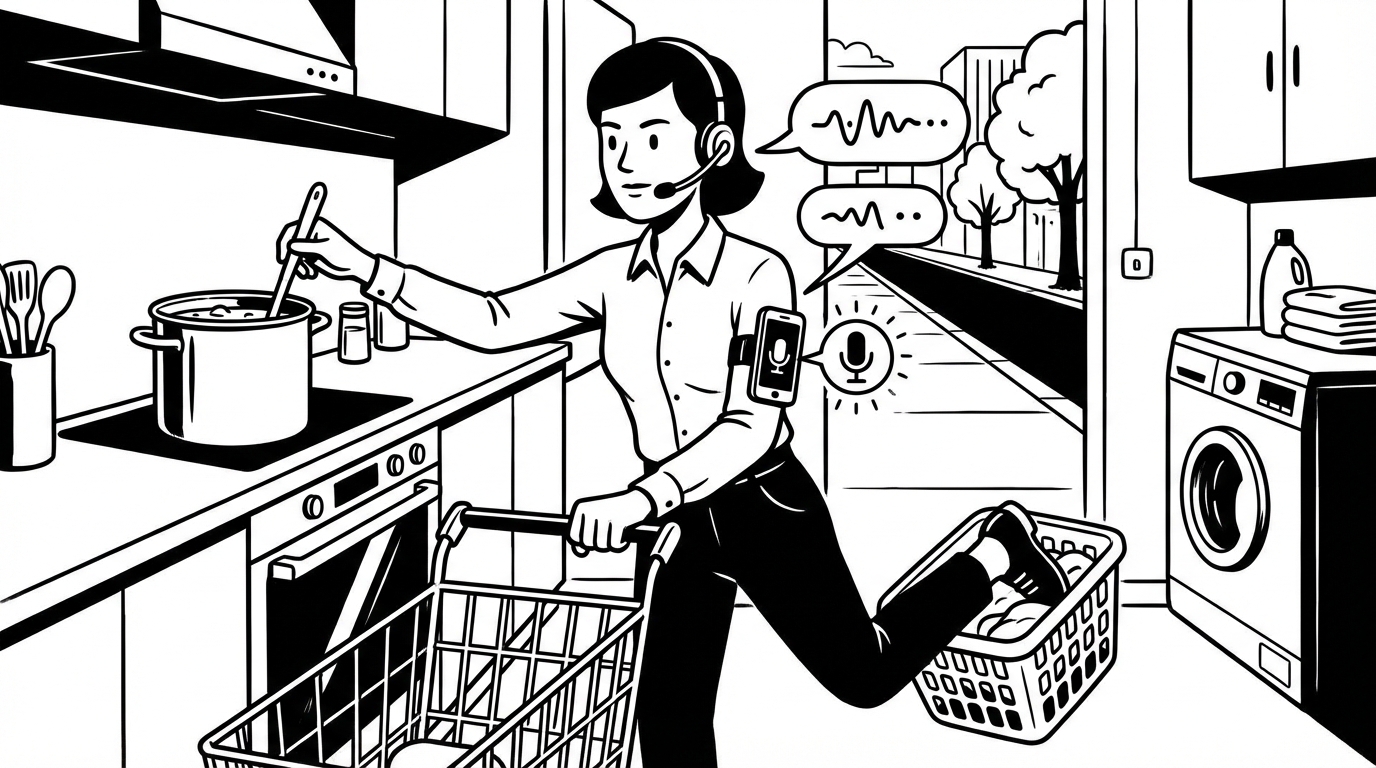 Voice Typing While Cooking, Walking, or Doing Chores cover image