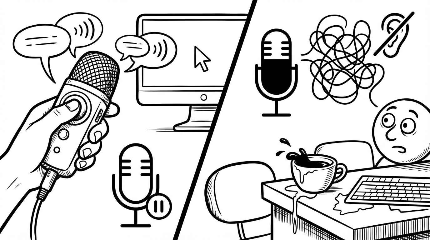 What Is Push-to-Talk Dictation? (And Why It's Better Than Always-On) cover image